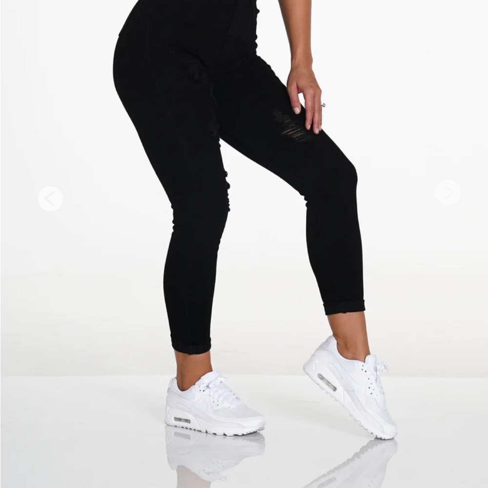 NVGTN Navi Black Ripped Jeans